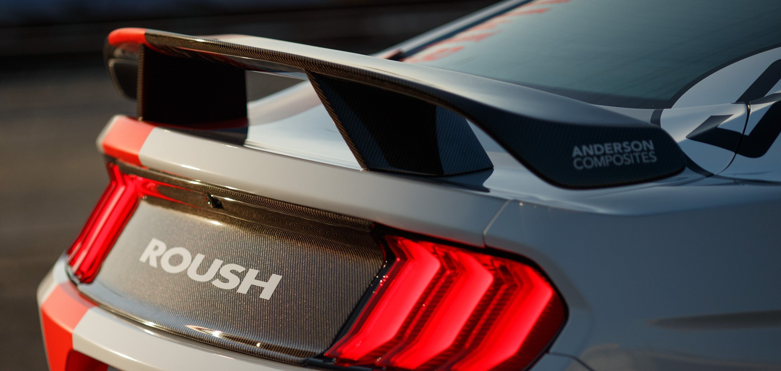 2015 - 2023 Mustang Carbon Fiber Type-AT Rear Spoiler