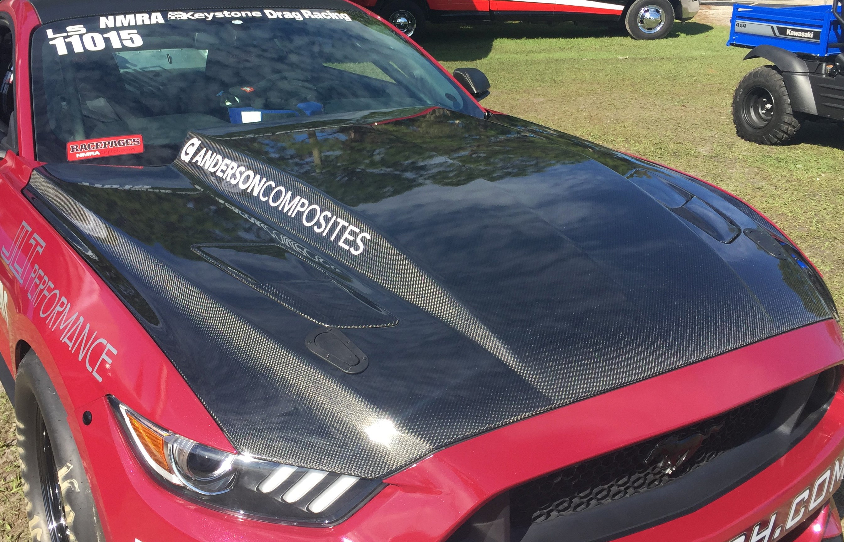 Anderson Composites Carbon Nebellicht-Abdeckung für Ford Mustang 2015-2017