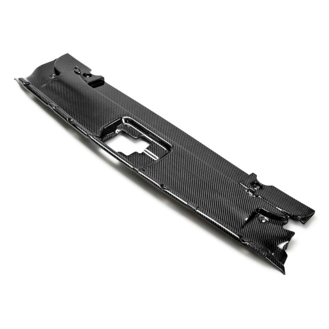 Carbon fiber radiator cover for 2015-2017 Ford Mustang