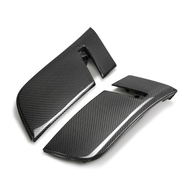 Carbon fiber front flare extension panel for 2018-2024 Dodge Challenger Widebody