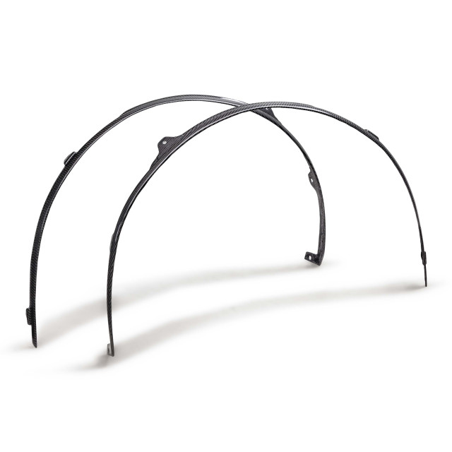 Carbon fiber fender extension for 2024 Ford Mustang Dark Horse