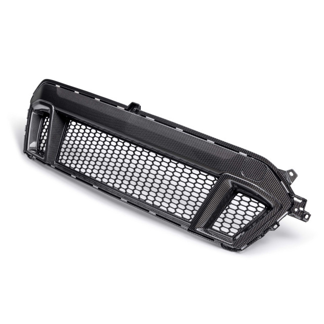 Carbon fiber front grille for 2024 Ford Mustang GT