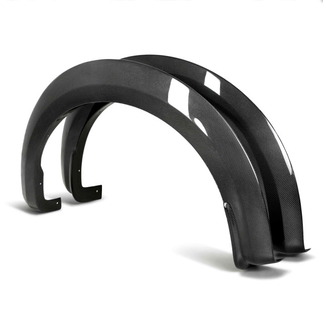 Carbon fiber rear fender flares for 2017-2020 Ford Raptor