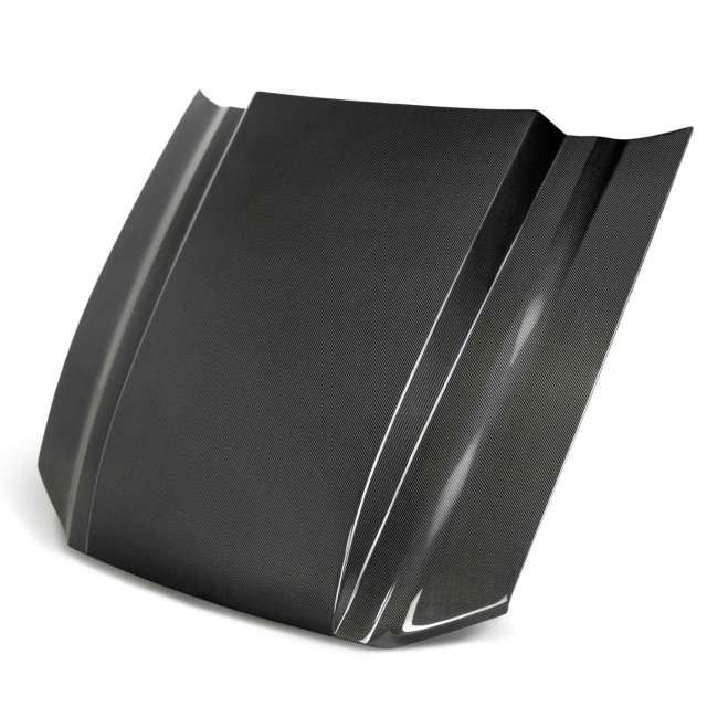 Type-CJ carbon fiber cowl hood for 2013-2014 Ford Mustang