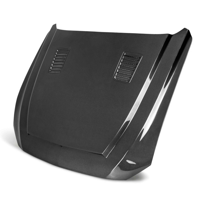 Type-SN double sided carbon fiber hood for 2018-2023 Ford Mustang