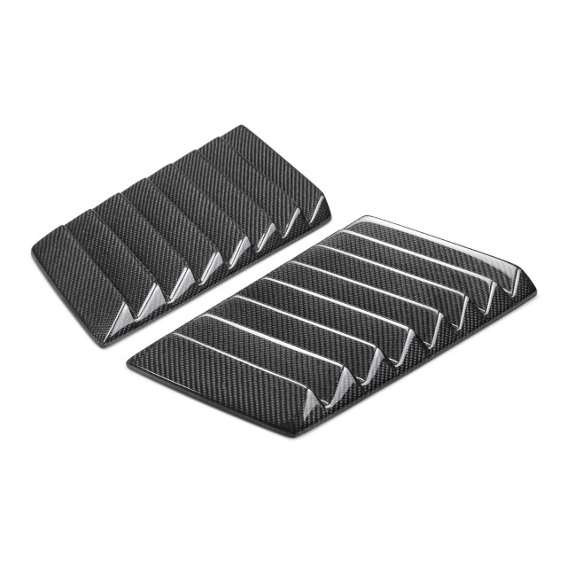 Carbon fiber universal truck hood vents (pair)