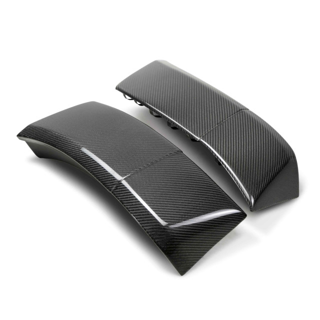 Carbon fiber rear flare extension panels for 2018-2024 Dodge Challenger Widebody