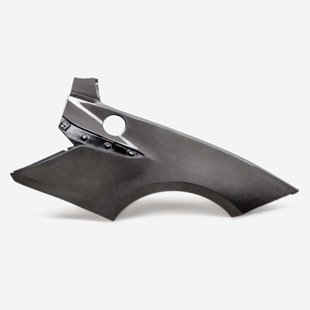 Carbon fiber rear quarter panel for the 2023 Chevrolet C8 Z06