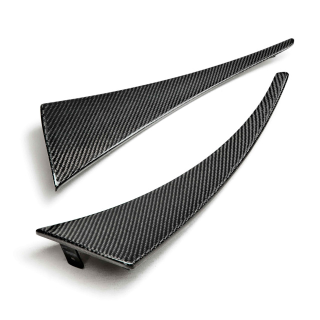 Type-OE carbon fiber rear mud flaps for 2014-2019 Chevrolet Corvette C7 Stingray/Z06