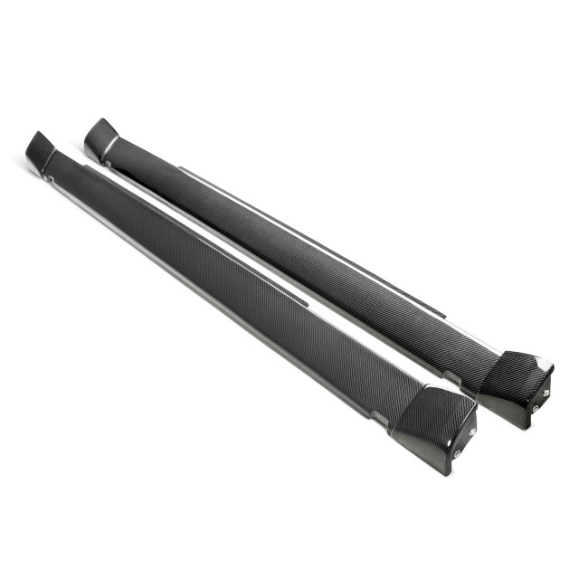 Type-WB Carbon fiber rocker panel for 2018-2024 Dodge Challenger Widebody