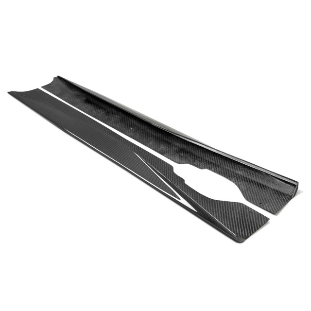 Type-MB carbon fiber rocker panels for 2020-2024 Chevrolet C8