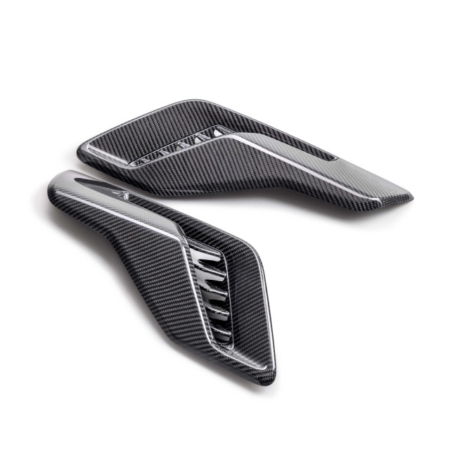 2021-24 F150 RAPTOR CARBON FIBER FENDER VENT SET - GLOSS