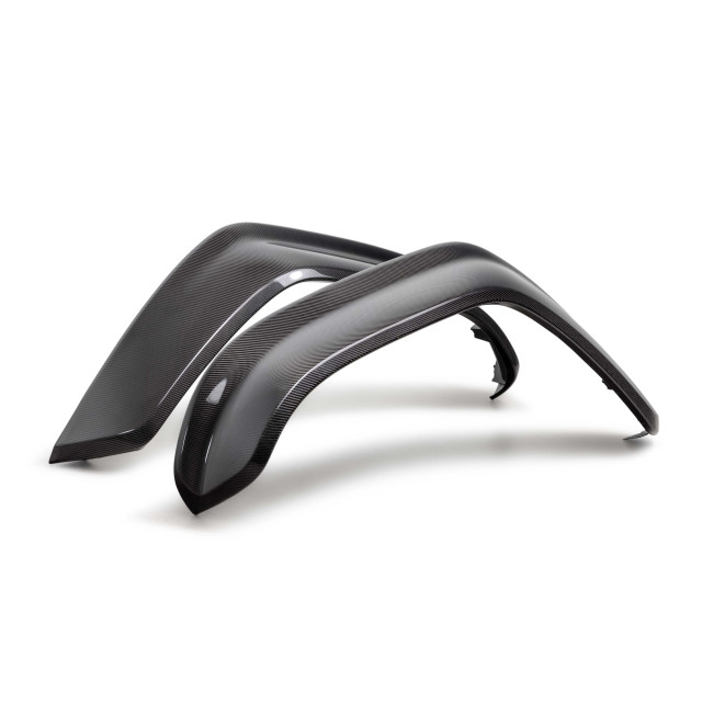 2022-24 Bronco Raptor Carbon Front Fender Flare Set - Gloss