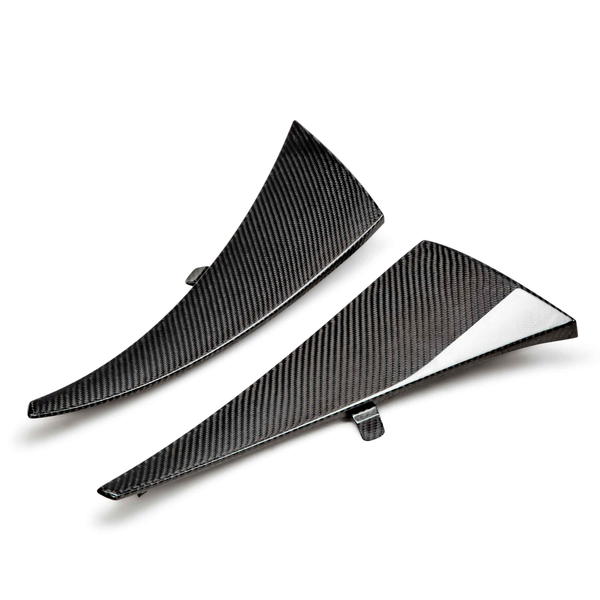 Type-OE - carbon front mud flaps for 2014-2019 Chevrolet Corvette