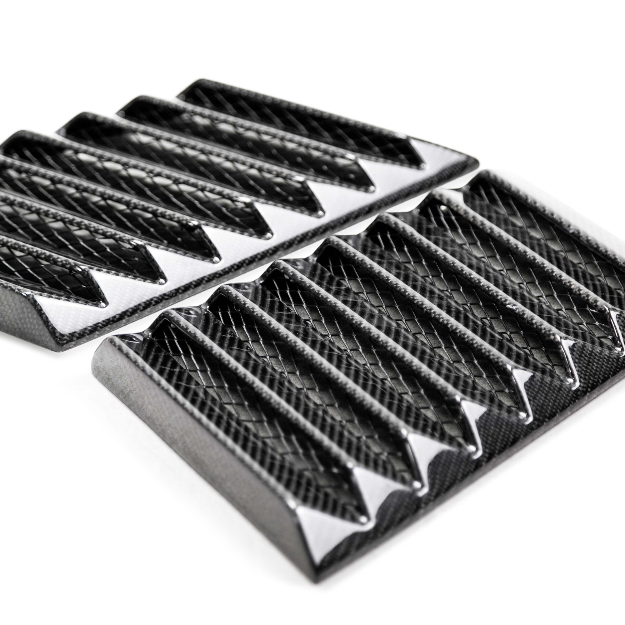 Carbon fiber universal truck hood vents (pair)