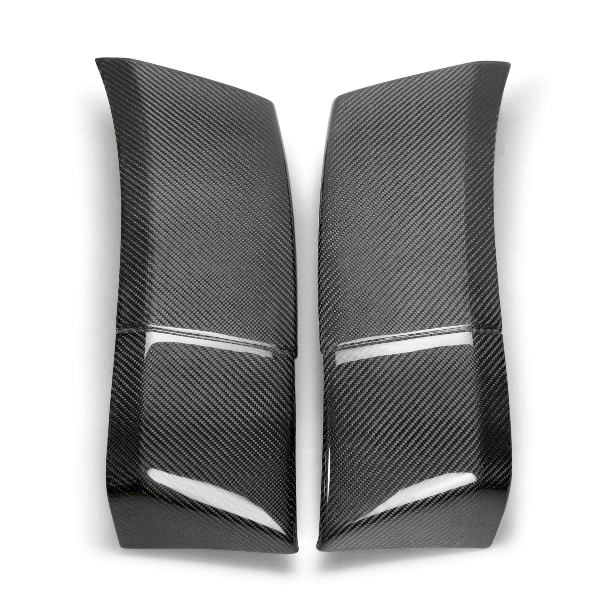 Carbon fiber rear flare extension panels for 2018-2023 Dodge